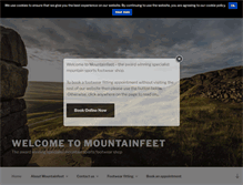 Tablet Screenshot of mountainfeet.com